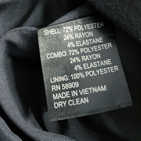 Preston & York Gray Black Colorblock Workwear Blazer Jacket Size 10 - Picture 9 of 10